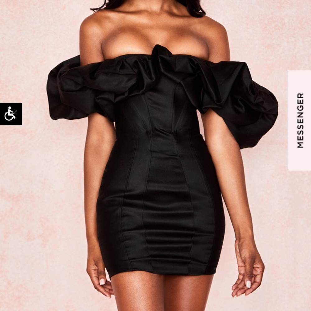 House of CB Black Selena Dress